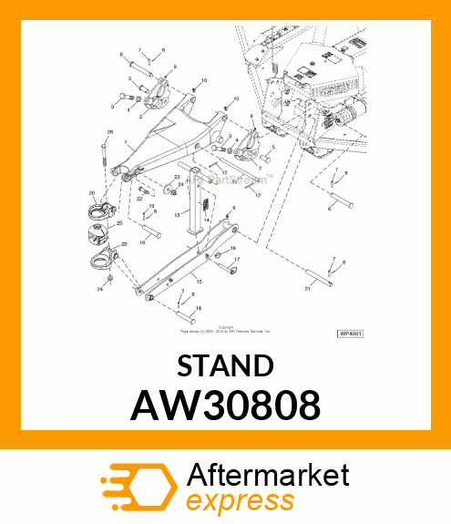 STAND, PARKING STAND AW30808