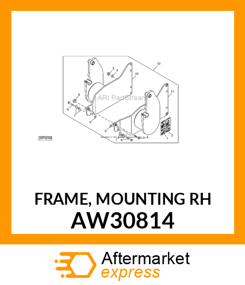 FRAME, MOUNTING (RH) AW30814