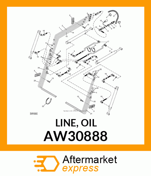 LINE, OIL AW30888