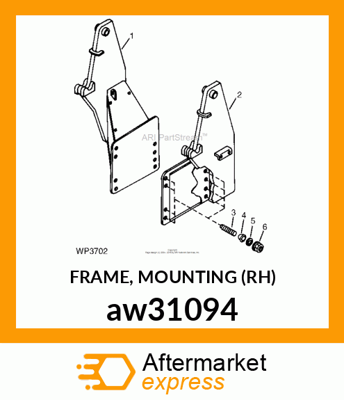 FRAME, MOUNTING (RH) aw31094