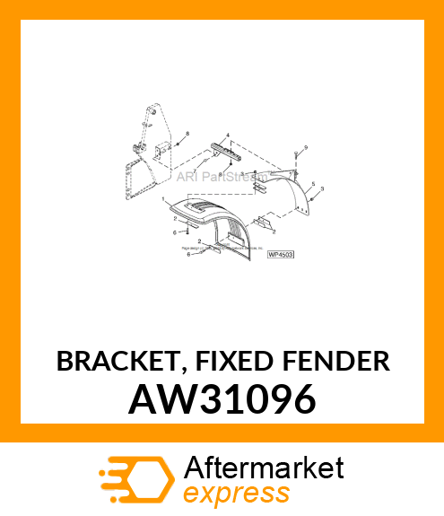 BRACKET, FIXED FENDER AW31096