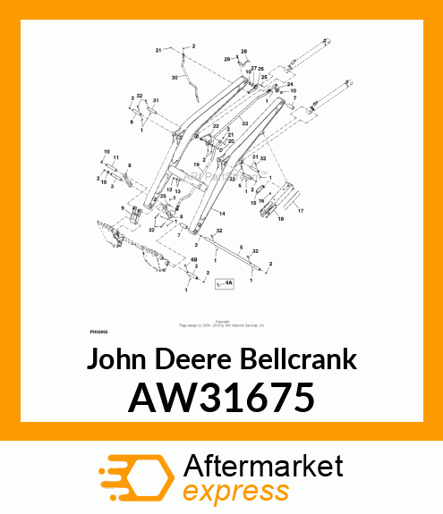 BELLCRANK ASSEMBLY AW31675