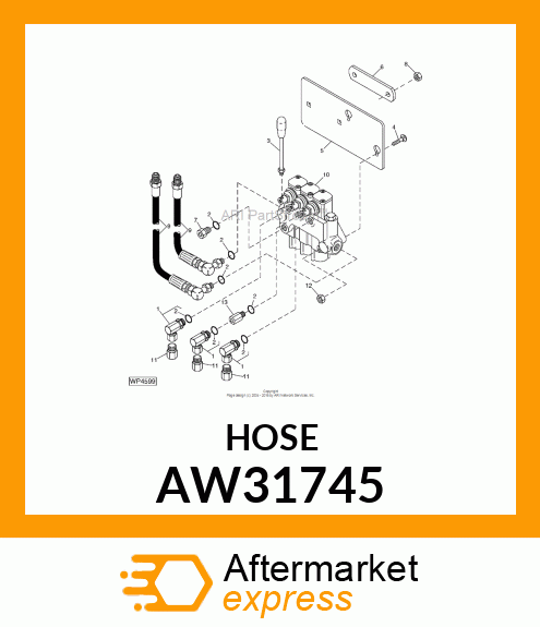 HYDRAULIC HOSE AW31745