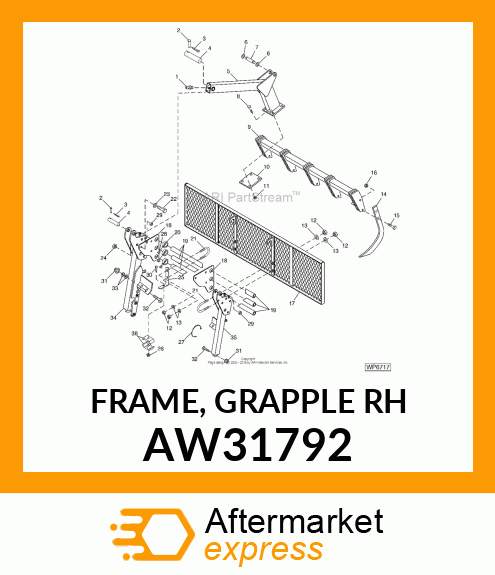 FRAME, GRAPPLE (RH) AW31792