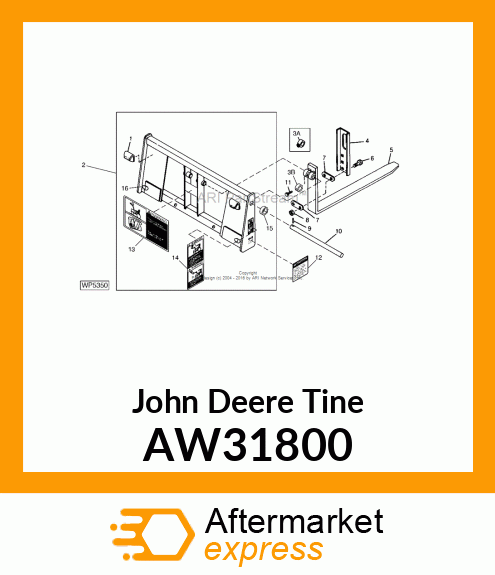 TINE ASSEMBLY AW31800