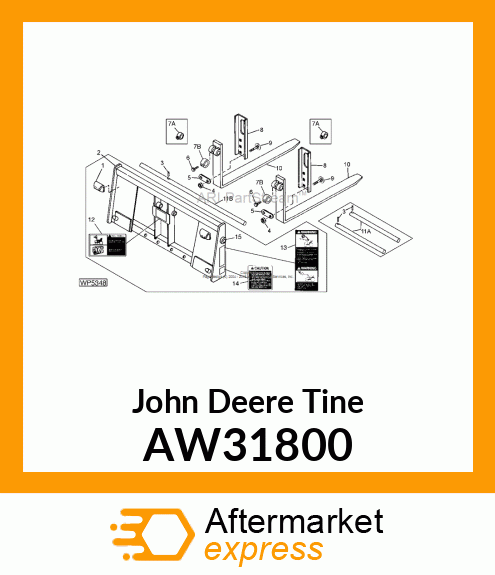 TINE ASSEMBLY AW31800