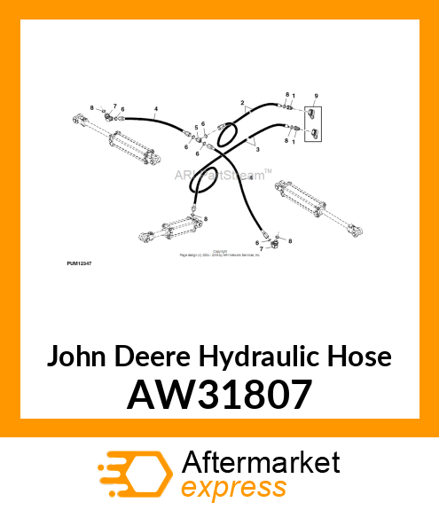 HYDRAULIC HOSE AW31807