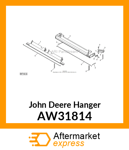 HANGER, CHAIN, CENTER AW31814