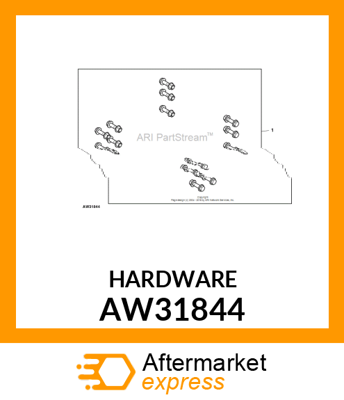 MOUNTING FRAME PARTS AW31844