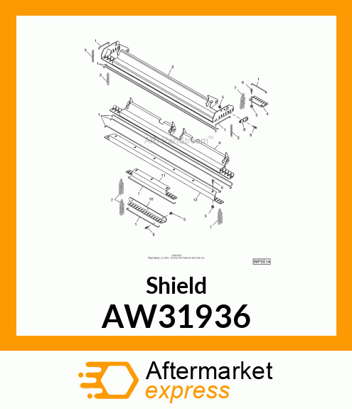 HANGER, CHAIN, CENTER AW31936