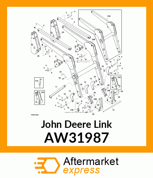 LINK (HOLDER) ASSEMBLY AW31987