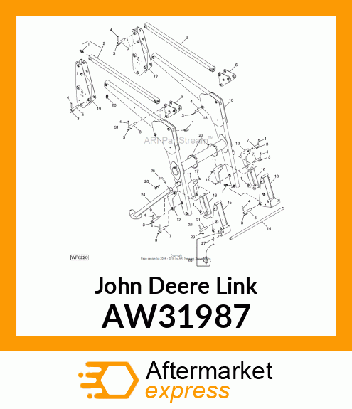 LINK (HOLDER) ASSEMBLY AW31987