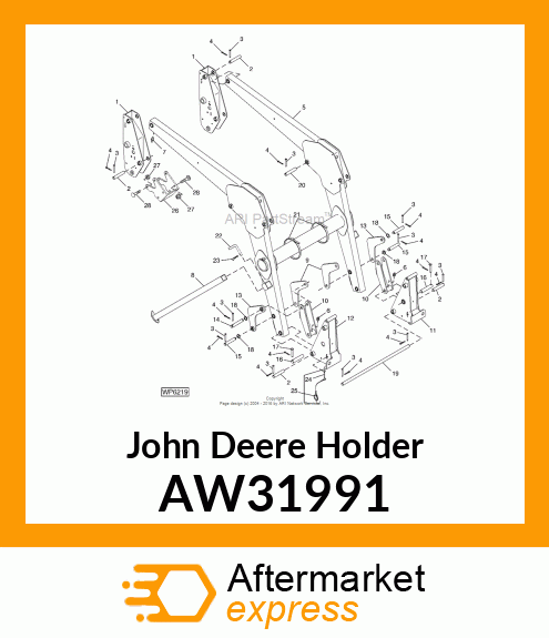 HOLDER (LH) ASSEMBLY AW31991