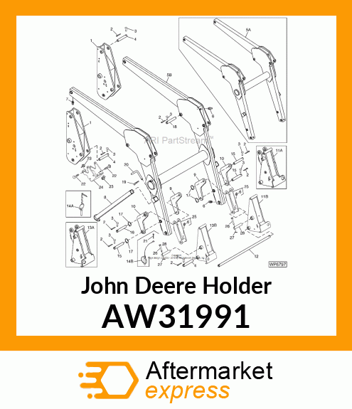 HOLDER (LH) ASSEMBLY AW31991