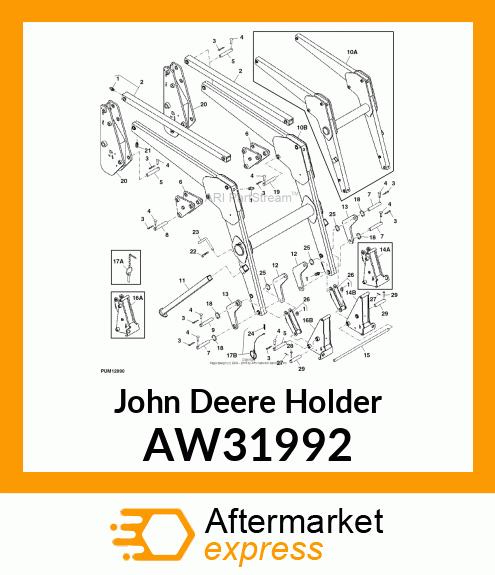 HOLDER (RH) ASSEMBLY AW31992