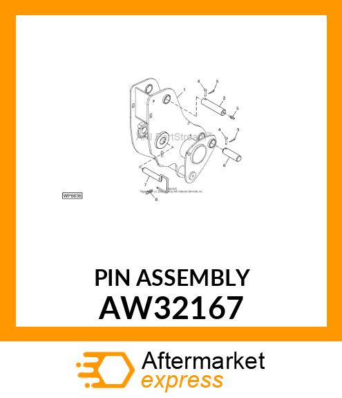 PIN ASSEMBLY AW32167