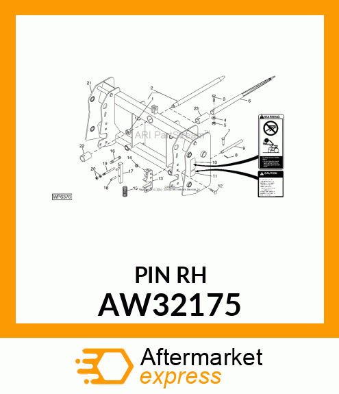 PIN, LATCH (RH) AW32175