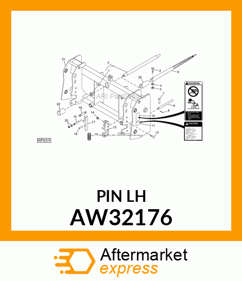 PIN, LATCH (LH) AW32176