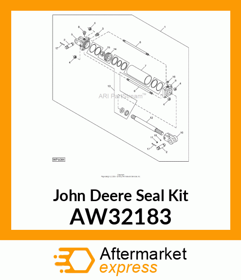 SEAL KIT, SEAL KIT, 3.5 BORE AW32183