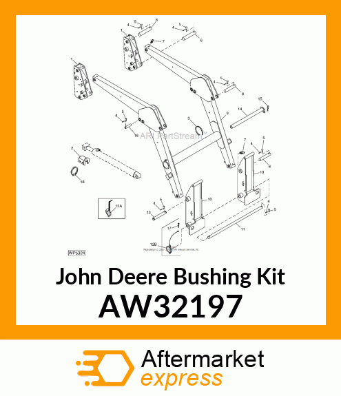 BUSHING KIT, KIT, MAST BUSHING AW32197