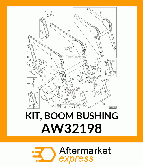 KIT, BOOM BUSHING AW32198