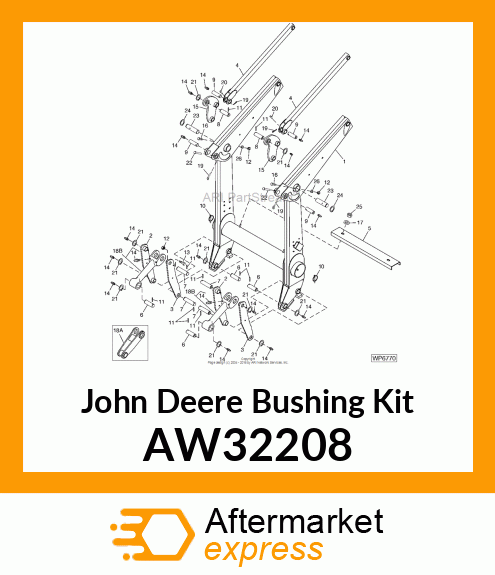 KIT, BOOM BUSHING AW32208