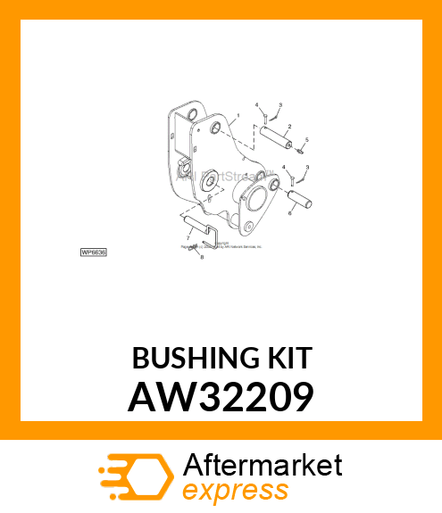 KIT, MAST BUSHING AW32209