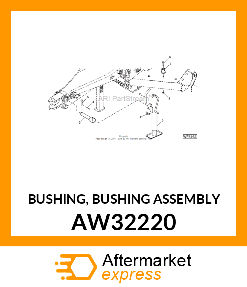 BUSHING, BUSHING ASSEMBLY AW32220