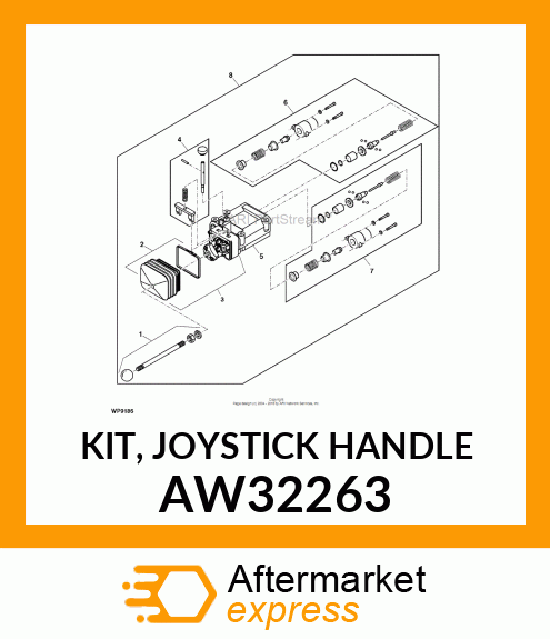 KIT, JOYSTICK HANDLE AW32263