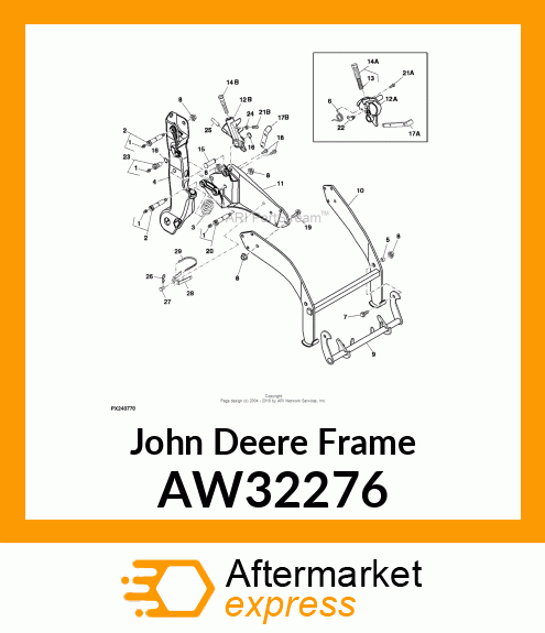 FRAME, FRONT AW32276