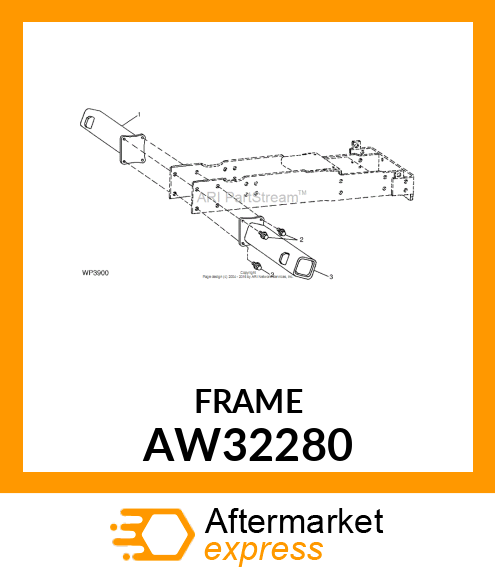 FRAME, MOUNTING (RH) AW32280