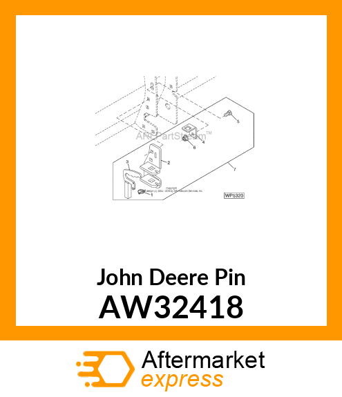 LATCH PIN ASSEMBLY AW32418