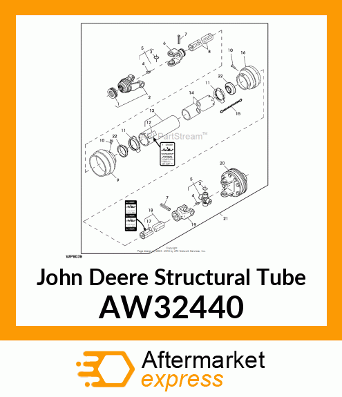 STRUCTURAL TUBING, TUBE, ASSEMBLY, AW32440