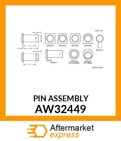 PIN ASSEMBLY AW32449