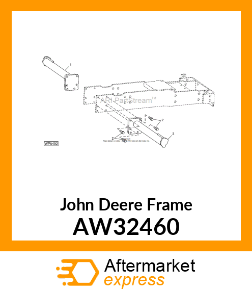 FRAME, MOUNTING (RH) AW32460