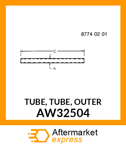 TUBE, TUBE, OUTER AW32504