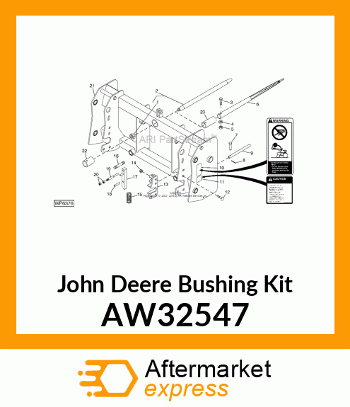 KIT, BUSHING (BALE SPEAR) AW32547