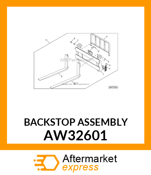 BACKSTOP ASSEMBLY AW32601