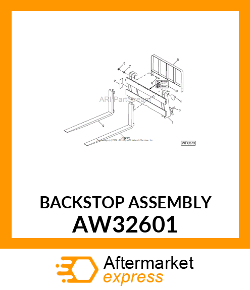 BACKSTOP ASSEMBLY AW32601