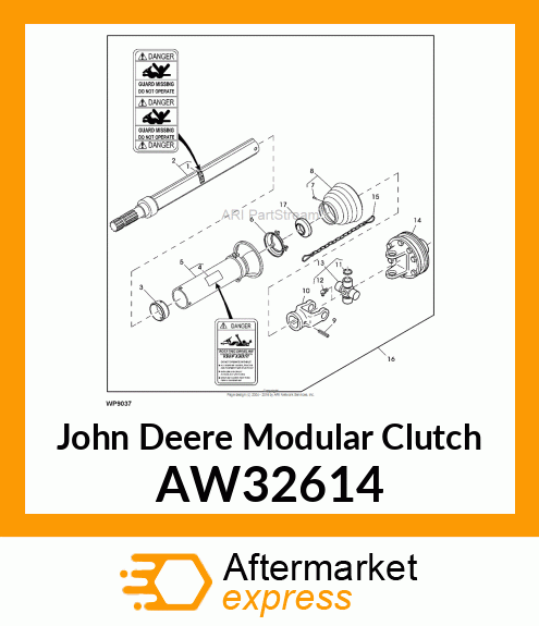 MODULAR CLUTCH, CLUTCH,(1800NM) AW32614