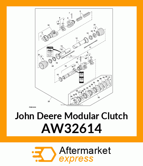 MODULAR CLUTCH, CLUTCH,(1800NM) AW32614