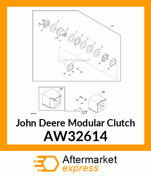 MODULAR CLUTCH, CLUTCH,(1800NM) AW32614