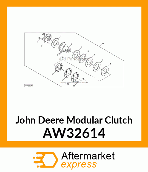 MODULAR CLUTCH, CLUTCH,(1800NM) AW32614