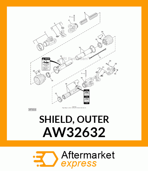 SHIELD, OUTER AW32632
