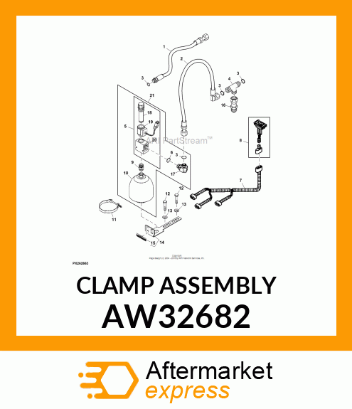 CLAMP ASSEMBLY AW32682