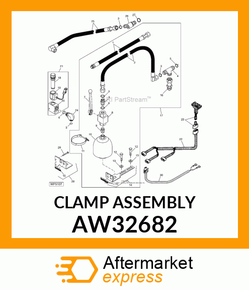 CLAMP ASSEMBLY AW32682