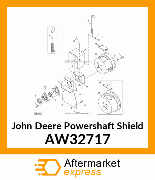 POWERSHAFT SHIELD, SHIELD, GEARBOX AW32717