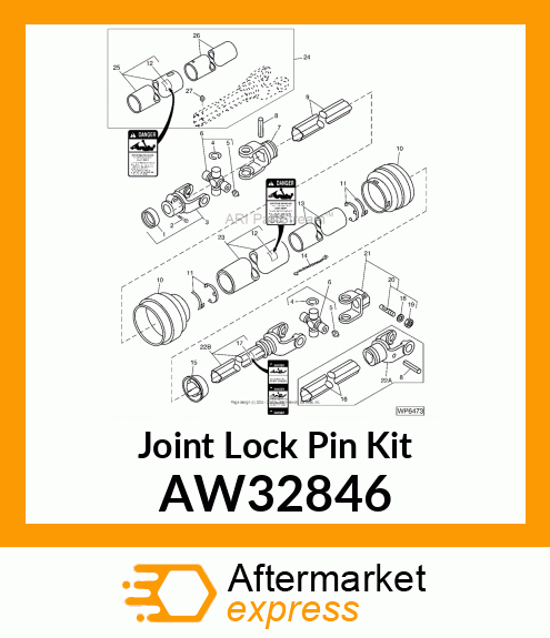 Joint Lock Pin Kit AW32846
