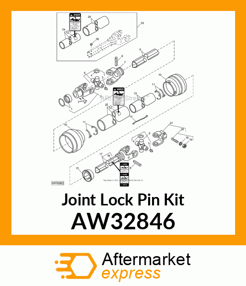 Joint Lock Pin Kit AW32846