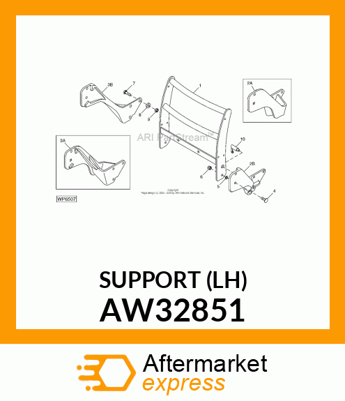 SUPPORT (LH) AW32851